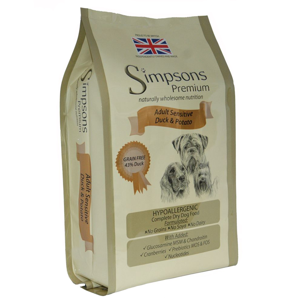 Simpsons Premium Sensitive Adult Duck&Potato 2 kg