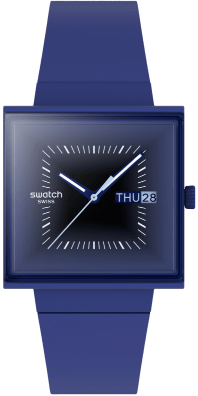 Zegarek Swatch SO34N700 SQUARELY BLACKLIGHT
