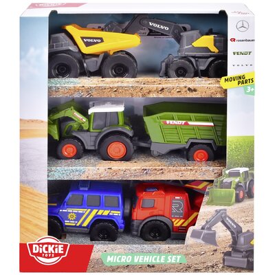 Samochód DICKIE TOYS City Zestaw pojazdów 203742016