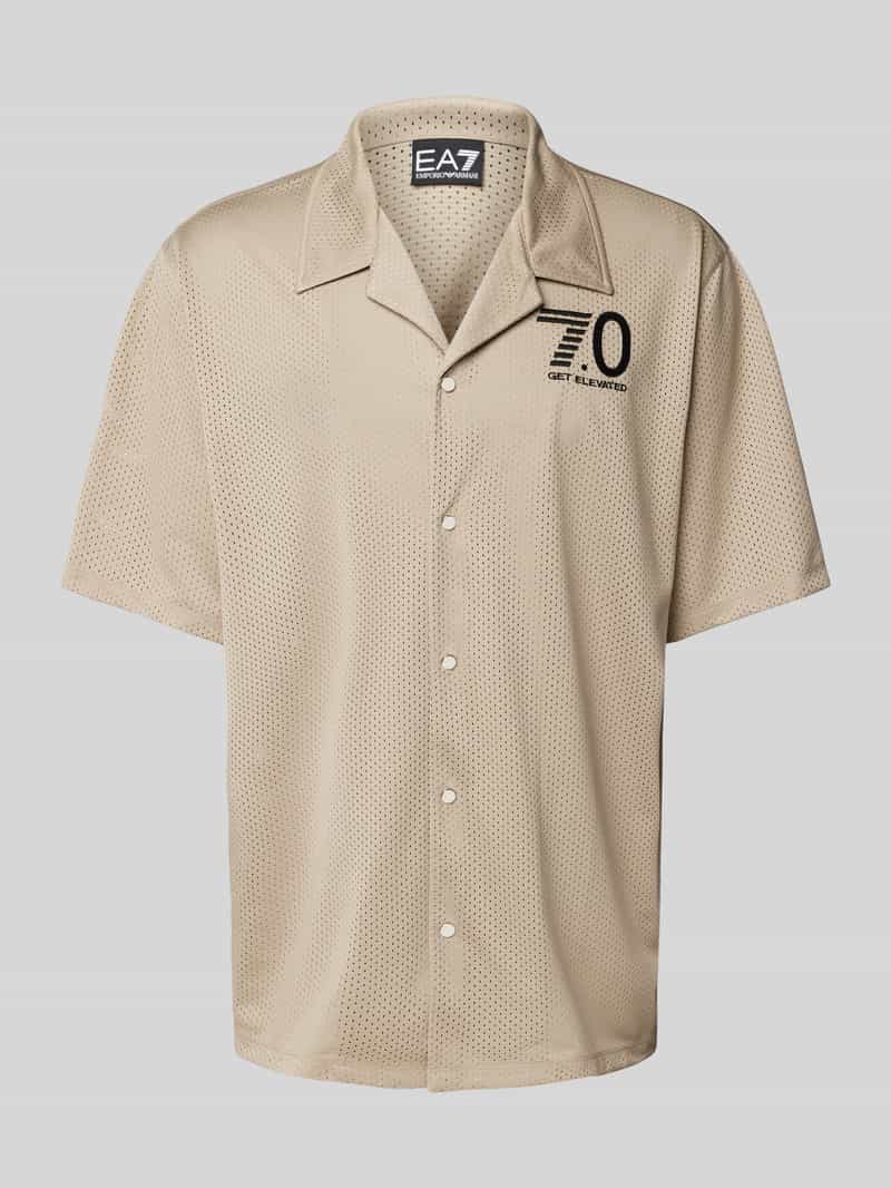 Koszula casualowa z kołnierzem z połami