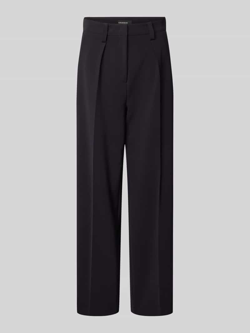 Spodnie materiałowe z wpuszczanymi kieszeniami w stylu francuskim model ‘KANNY’