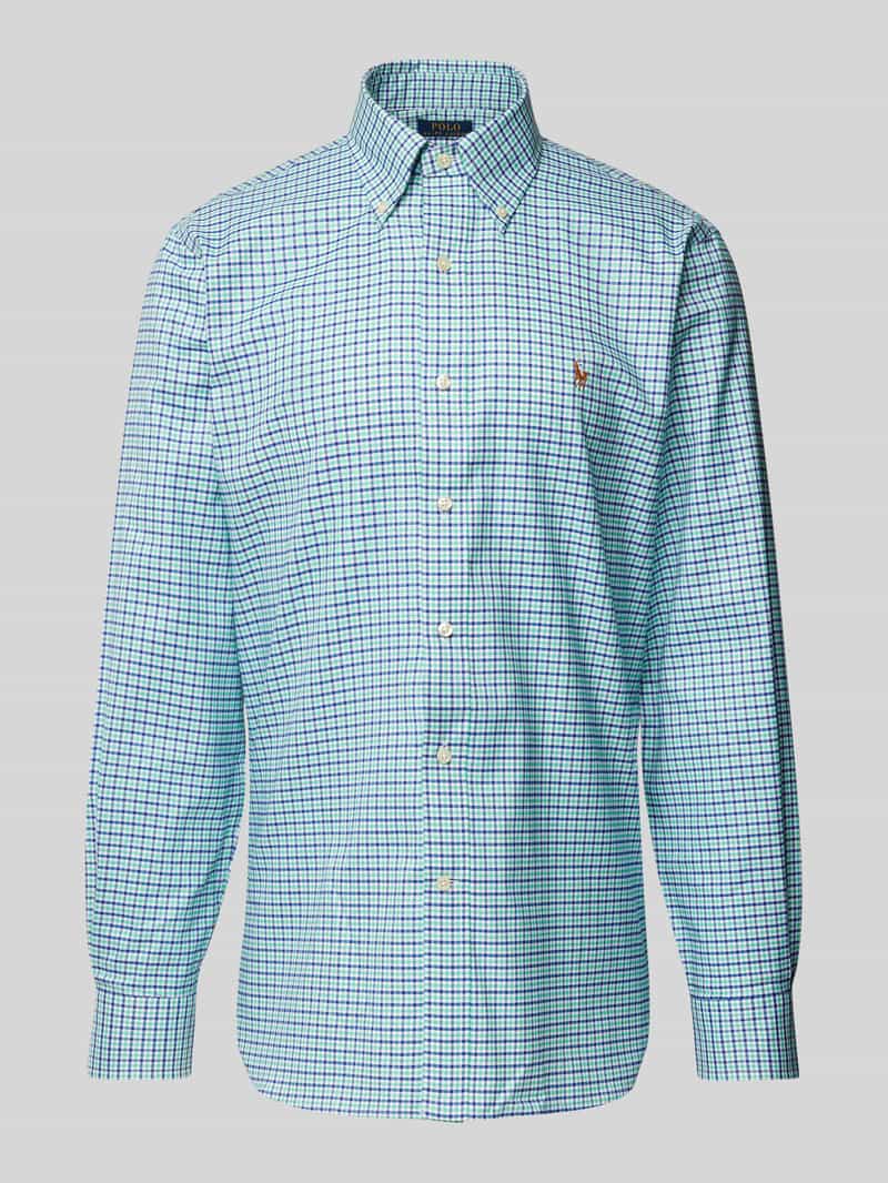 Koszula casualowa o kroju regular fit z kołnierzykiem typu button down