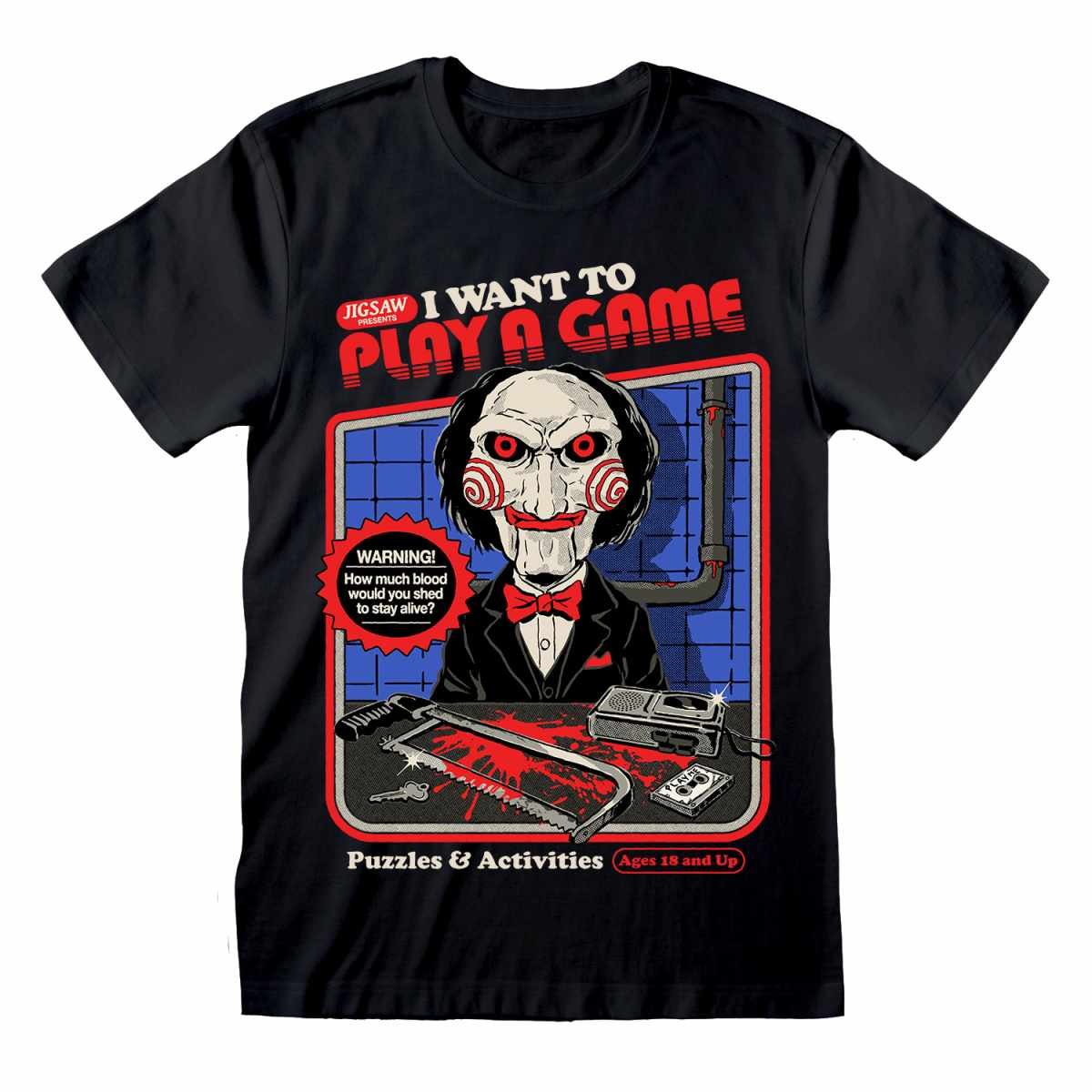 Koszulka Steven Rhodes X SAW I Want To Play A Game-XXL