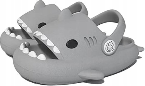 KLAPKI REKINY SANDAŁY DZIECIĘCE KAPCIE SHARK ANTYPOŚLIZGOWE KROKSY 27-28