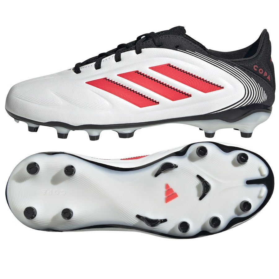 Buty adidas COPA PURE III Elite Jr FG/MG IE1191 biały 37 1/3