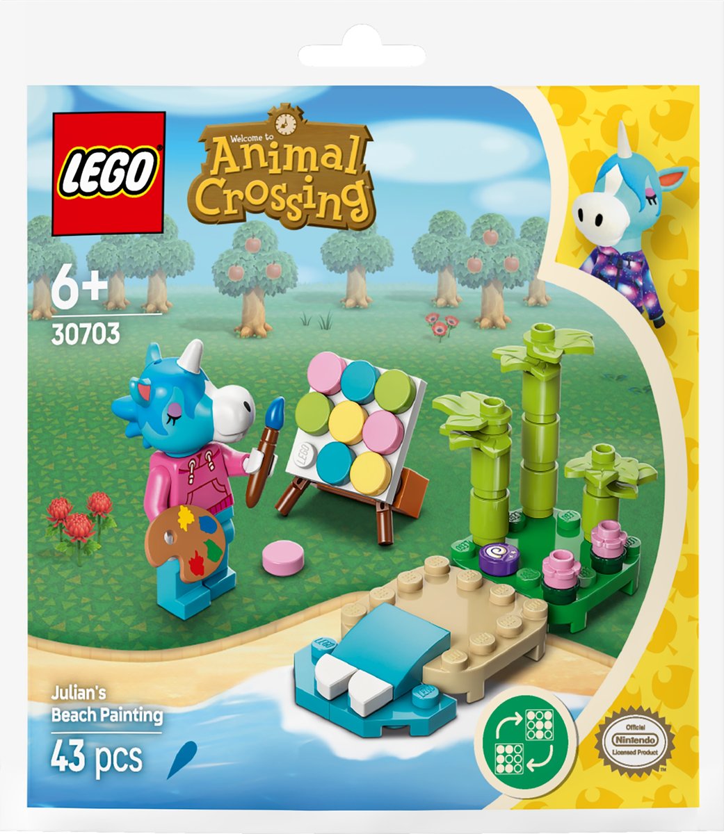 LEGO 30703 Animal Crossing Julian i plażowy obraz