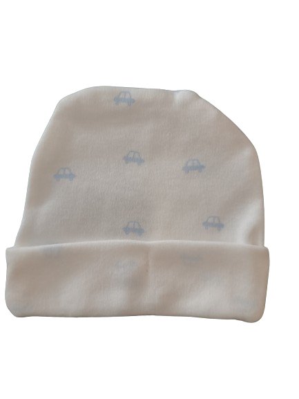 PINOKIO CZAPKA NIEMOWLĘCA LOVELY DAY BABY BLUE ECRU AUTKA 68