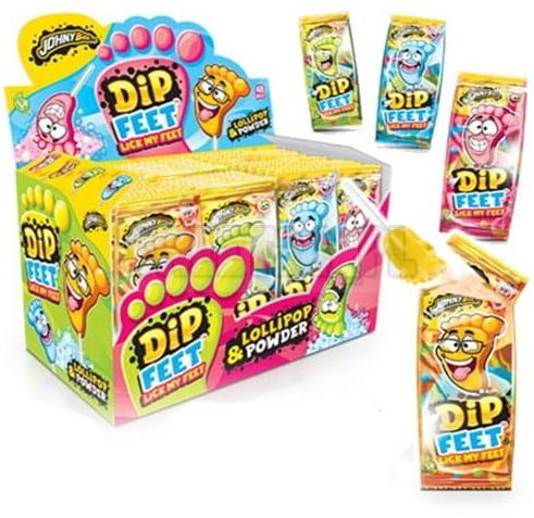 Johny Bee lizak z proszkiem owocowym 48 sztuk 432g