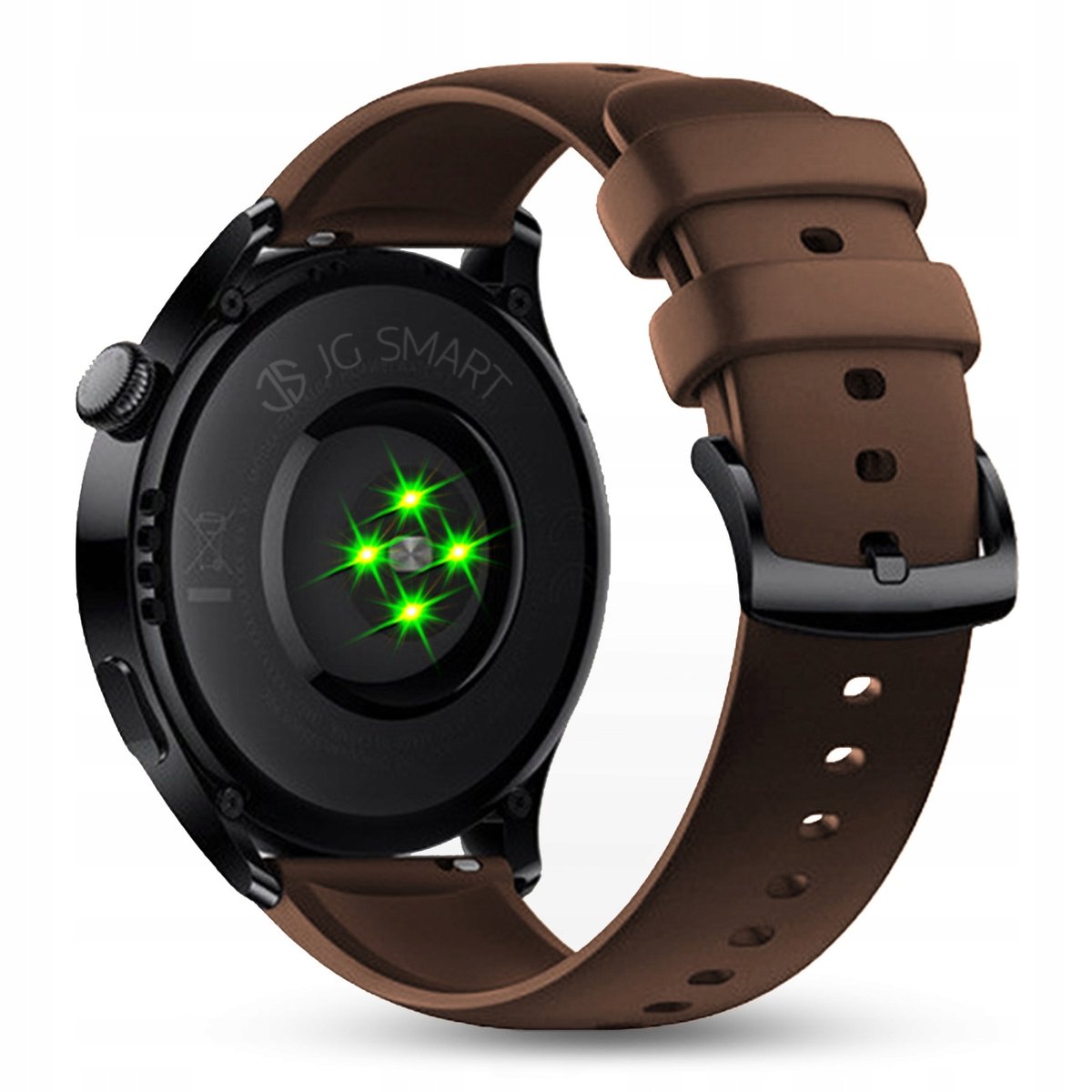 PASEK SILIKONOWY 22mm - BRĄZOWY