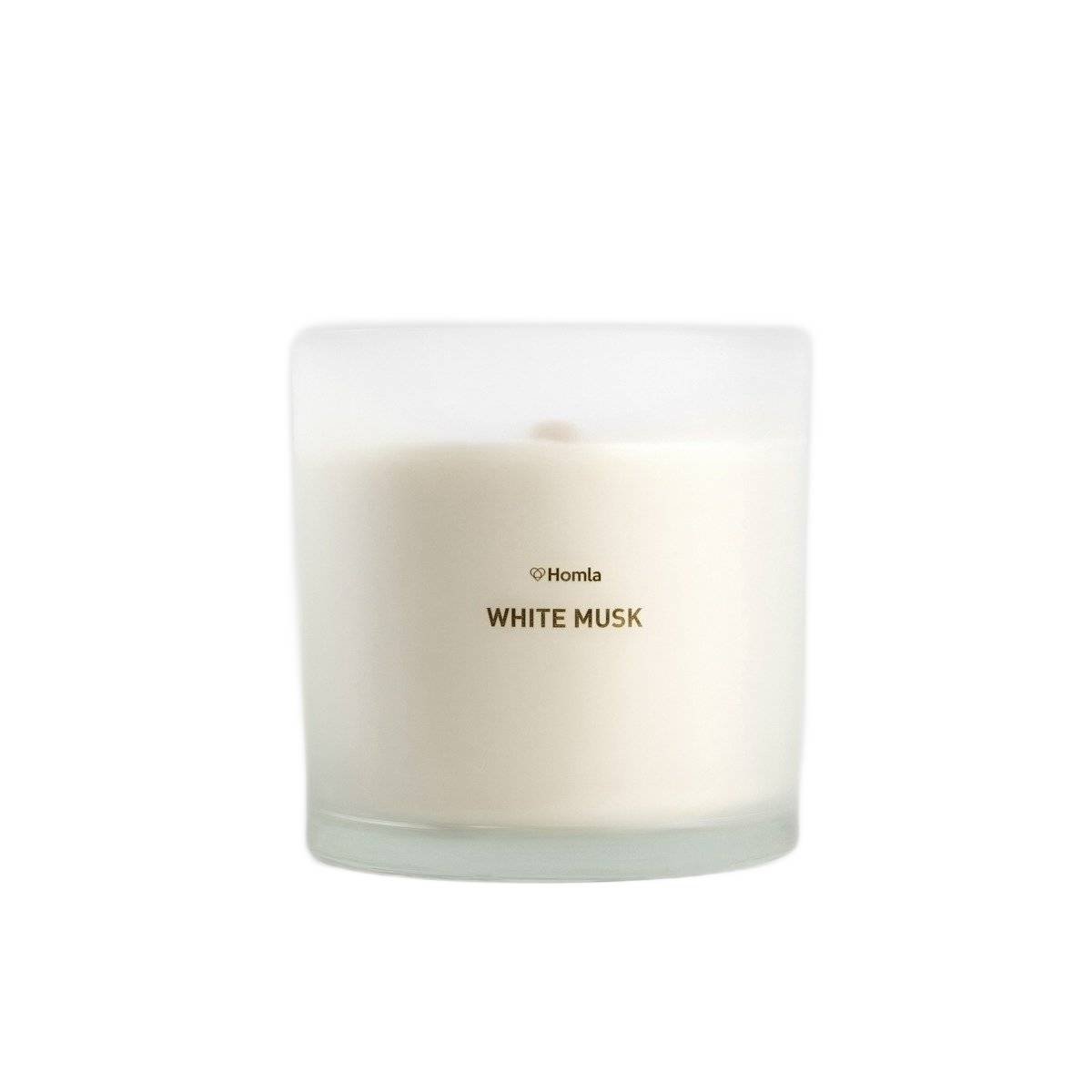 HOMLA GLOW Świeca zapachowa White Musk 870g
