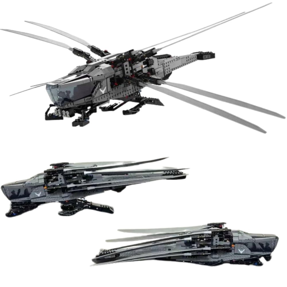 Klocki Konstrukcyjne Diuna Royal Ornithopter Pudełko Helikopter 1369 Ele