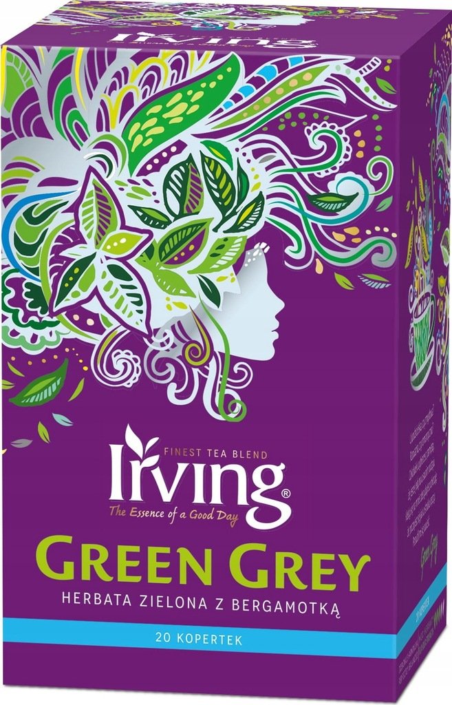 Herbata zielona Green Earl Grey ekspresowa Irving 30 g