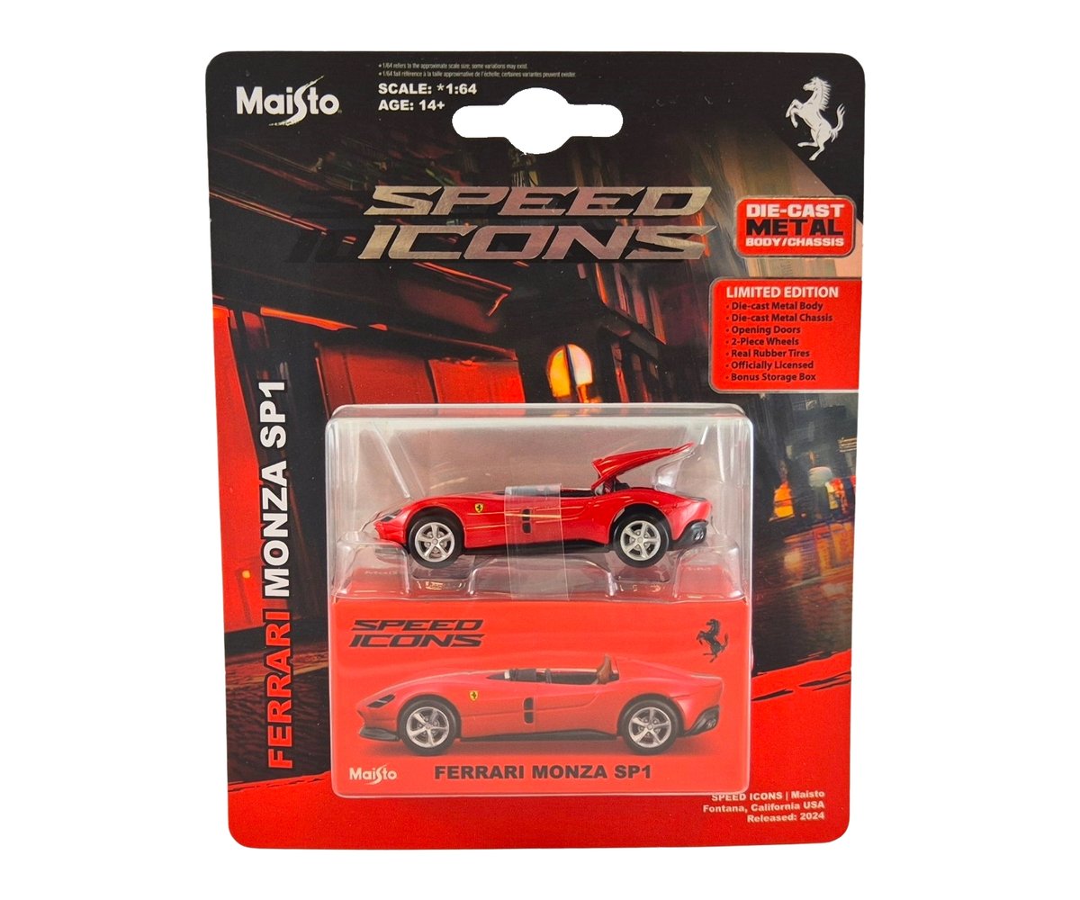 MAISTO Ferrari Monza SP1 LIMITED EDITION 1/64 15702 RD