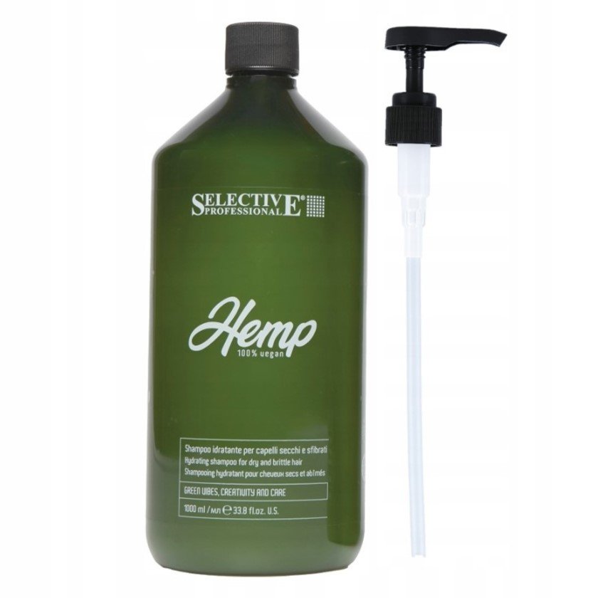 SELECTIVE Szampon do włosów HEMP - 1000ml