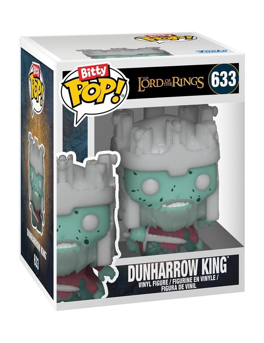 funko pop! the lord of the rings bitty dunharrow king 633 2,5cm figurka