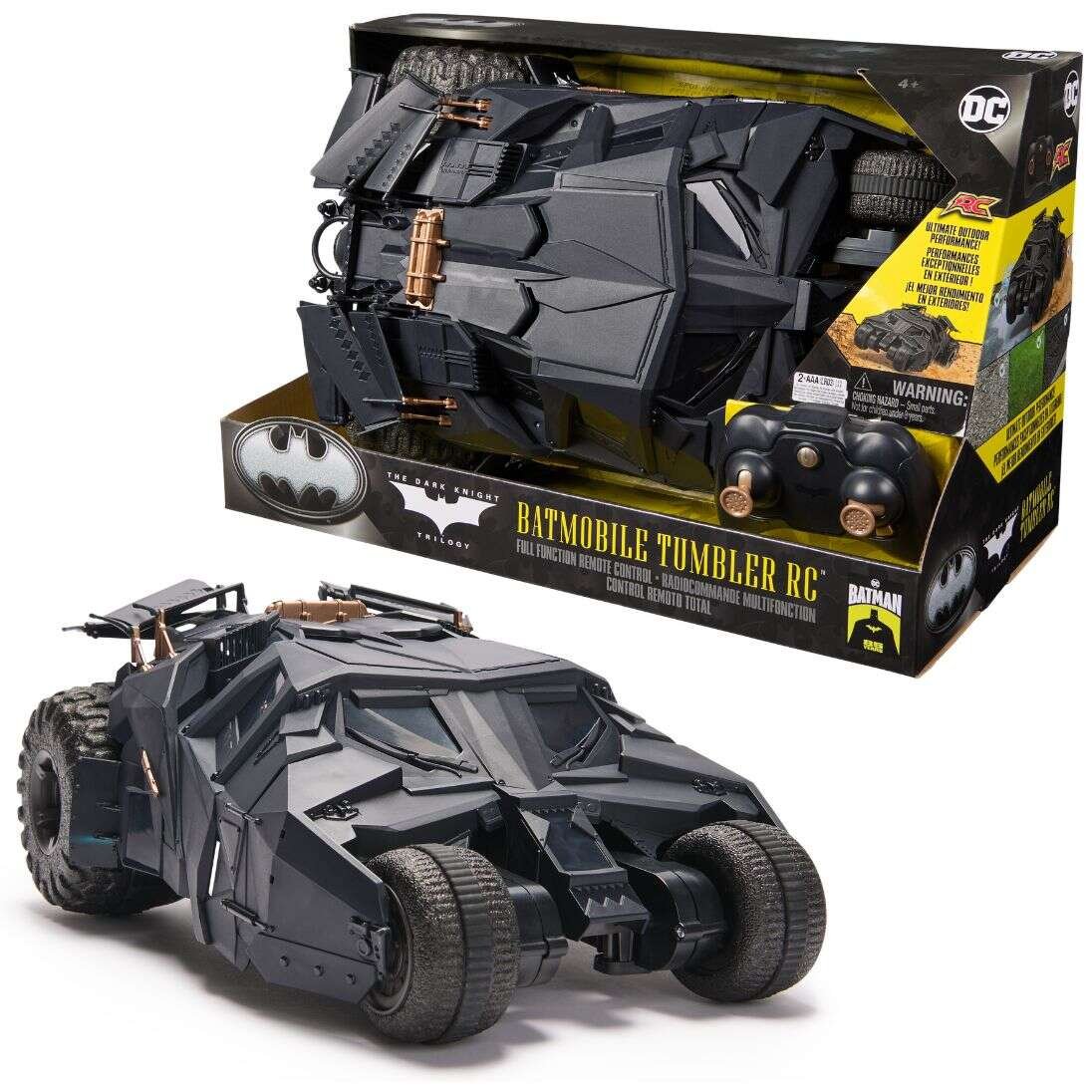 Batmobile Zdalnie sterowany pojazd DC Comics Tumbler RC z trylogii Mrocznego Rycerza