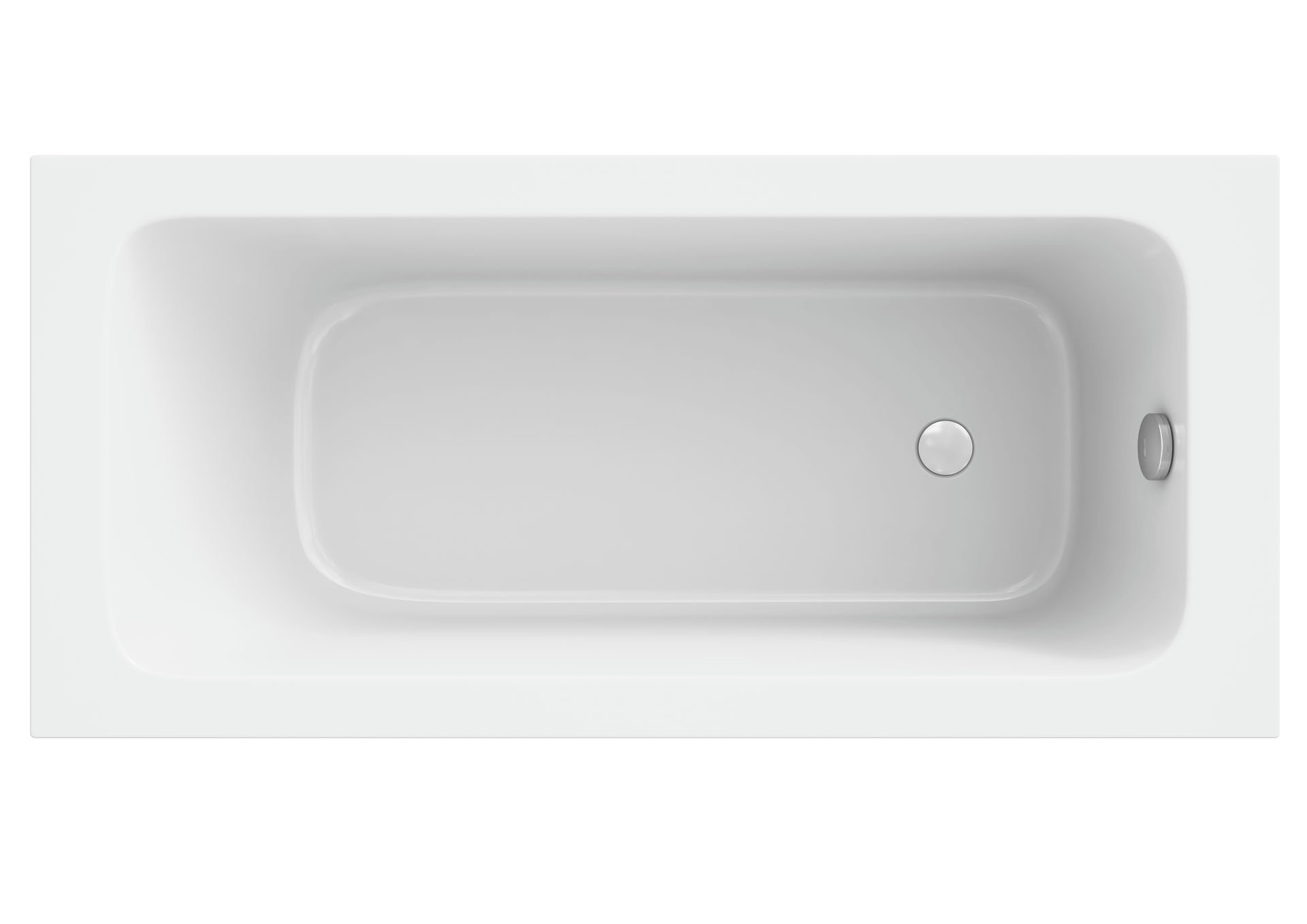 Wanna do zabudowy Polimat Monza 170x70 cm prostokątna biały połysk 00592