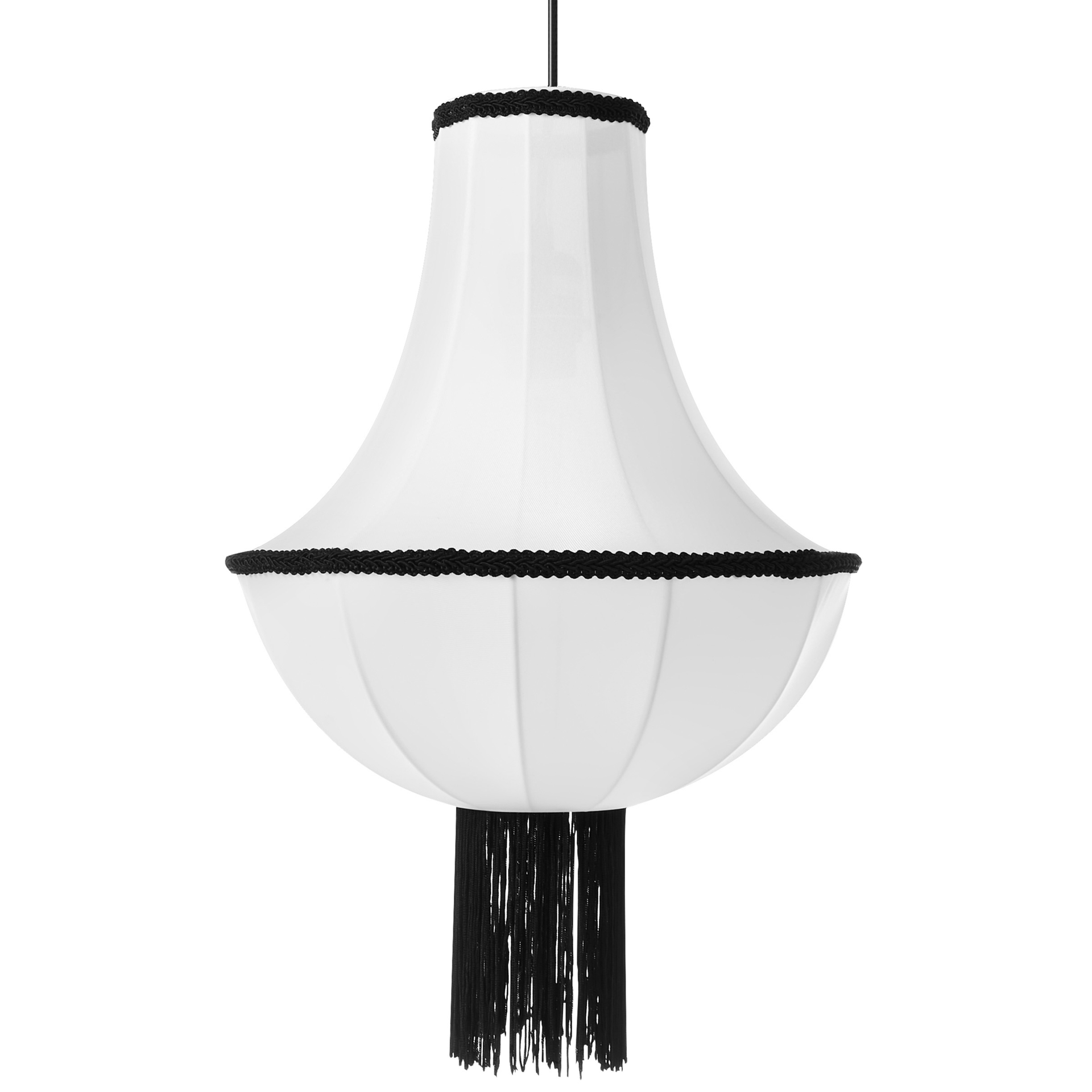 Lampa wisząca ARAGUA Materiał syntetyczny Biały