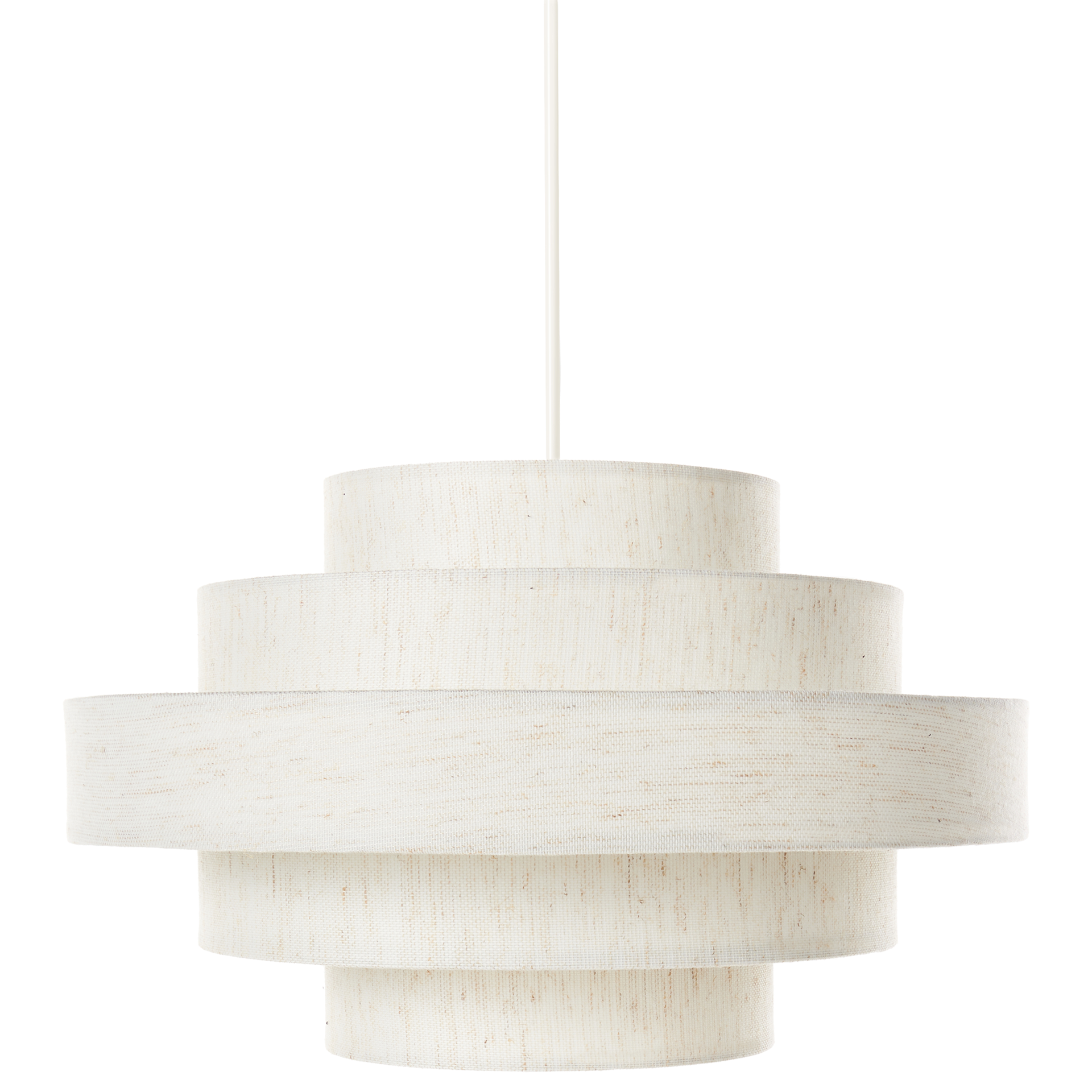 Lampa wisząca EREBATO Len Złamana biel