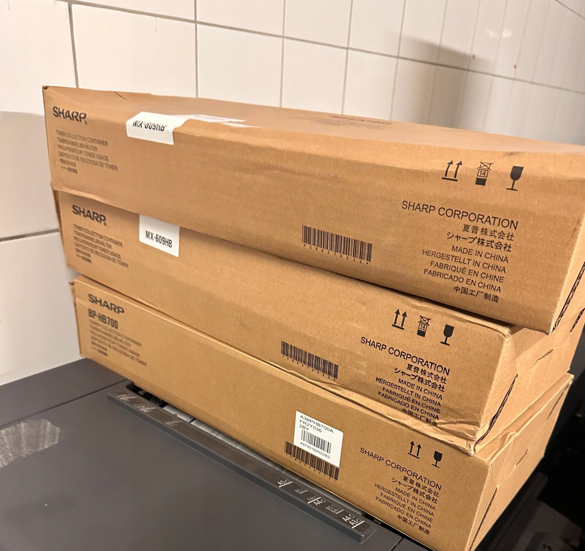 Sharp oryginalny pojemnik na zużyty toner MX-609HB, 300000s