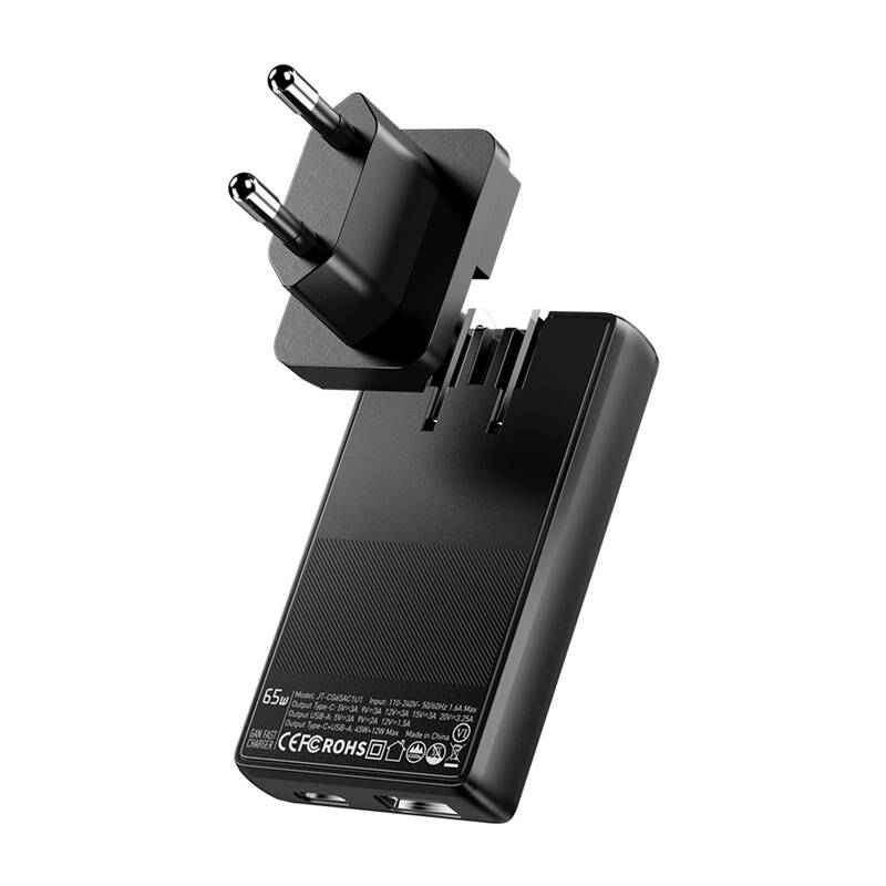 Essager ECT65W-QCB01-Z GaN 65W A+C (czarny)