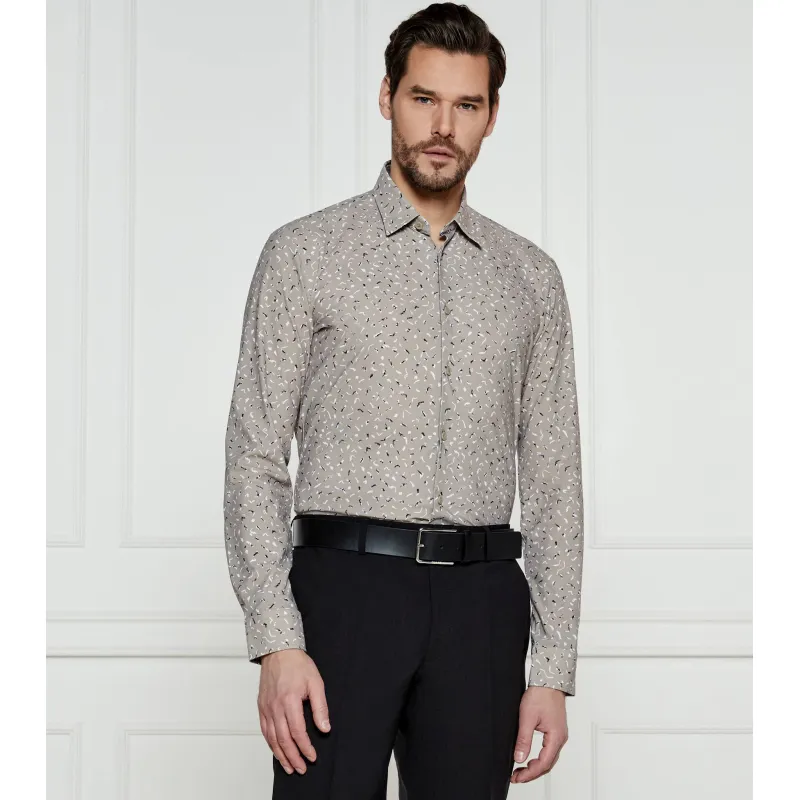 BOSS BLACK Koszula P-ROAN-kent-C1-233 | Slim Fit | stretch