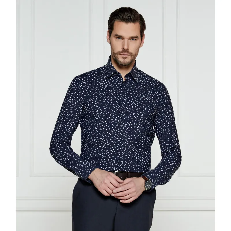 BOSS BLACK Koszula P-ROAN-kent-C1-233 Slim Fit stretch