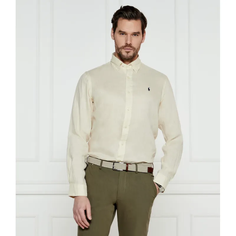 POLO RALPH LAUREN Lniana koszula | Custom fit