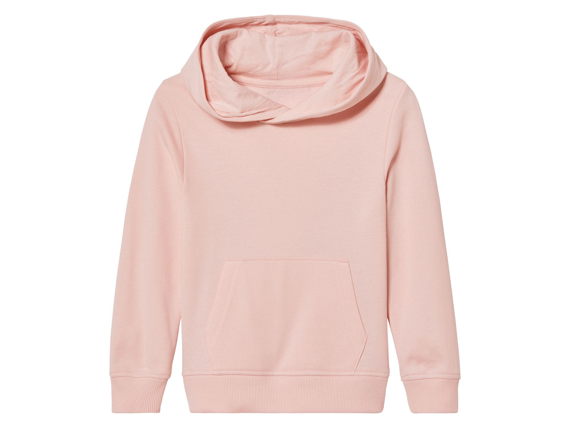 lupilu® Bluza dresowa dziecięca z kapturem (122/128, Różowy)