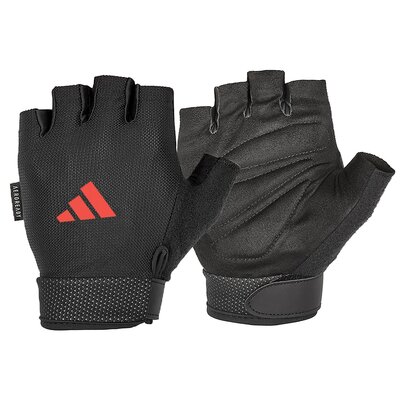 Rękawice treningowe ADIDAS Essential Adjustable ( XL) Czarno-czerwony