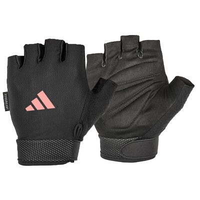 Rękawice treningowe ADIDAS Essential Adjustable ( M) Czarno-różowy