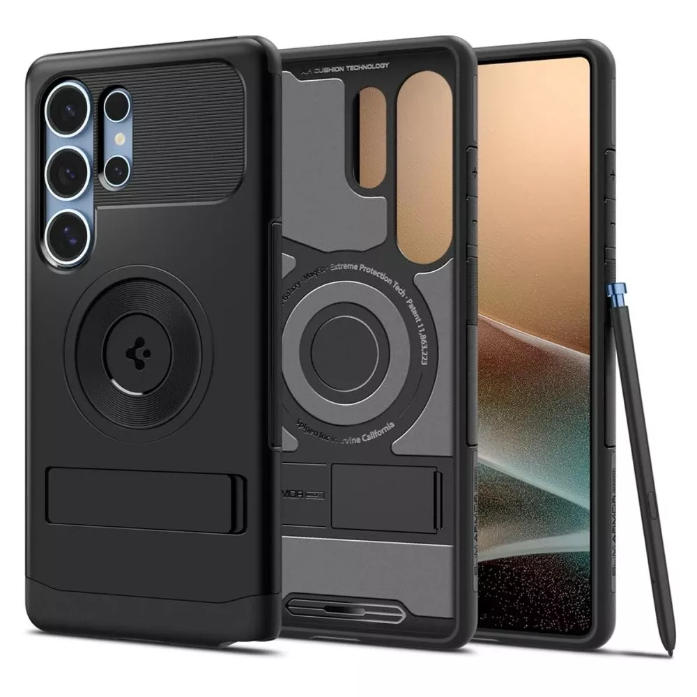 Etui do Samsung Galaxy S25 Ultra Black Spigen Slim Armor Mag MagSafe