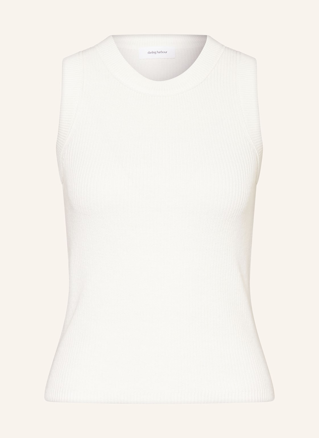 Darling Harbour Top Z Dzianiny weiss
