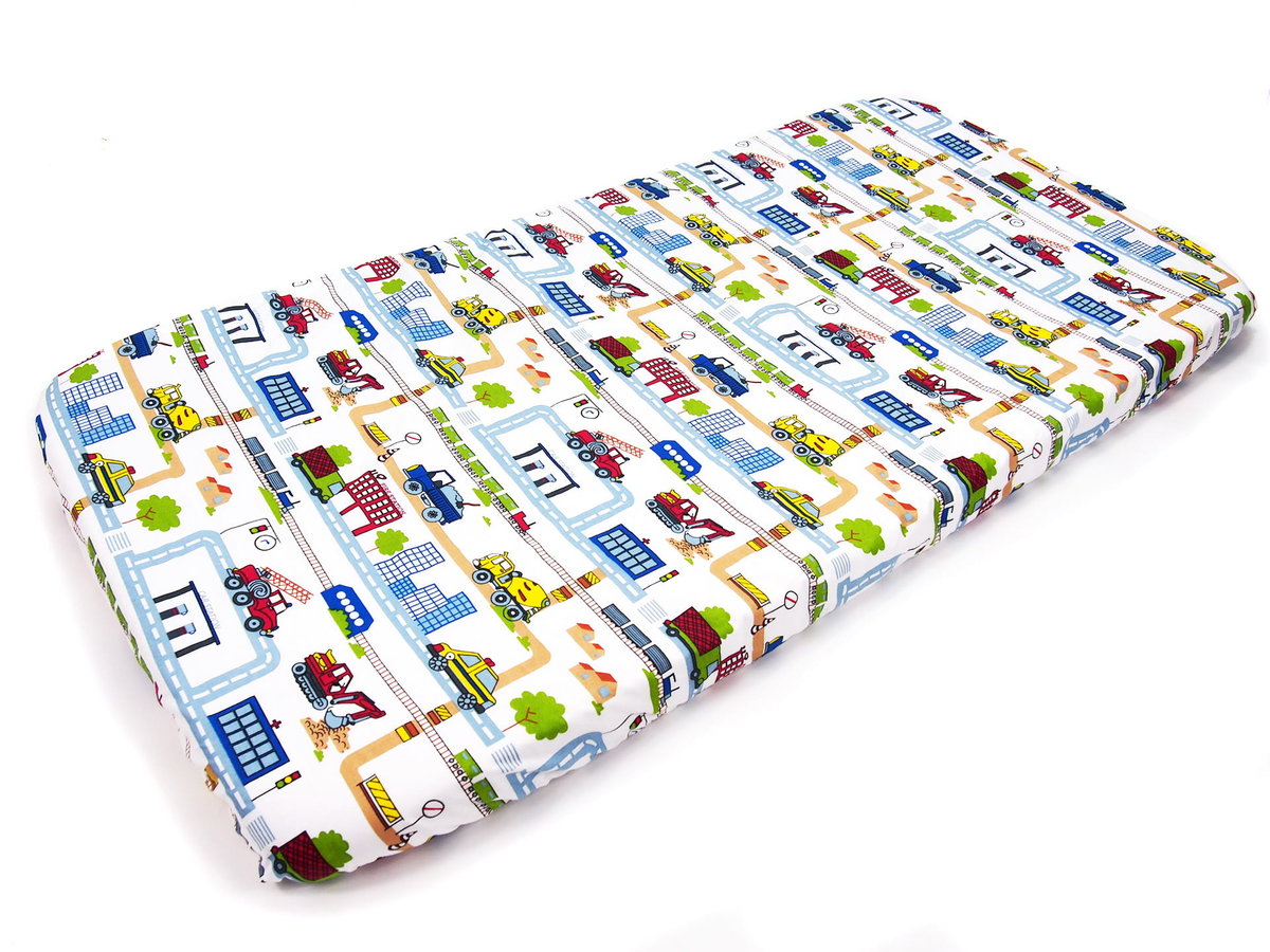 PRZEŚCIERADŁO 120x200 cm Z GUMKĄ DO ŁÓŻKA WZORY BAWEŁNA Kerstin