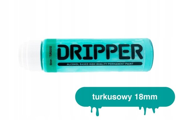 Marker dekoracyjny mop DRIPPER 18mm turkusowy