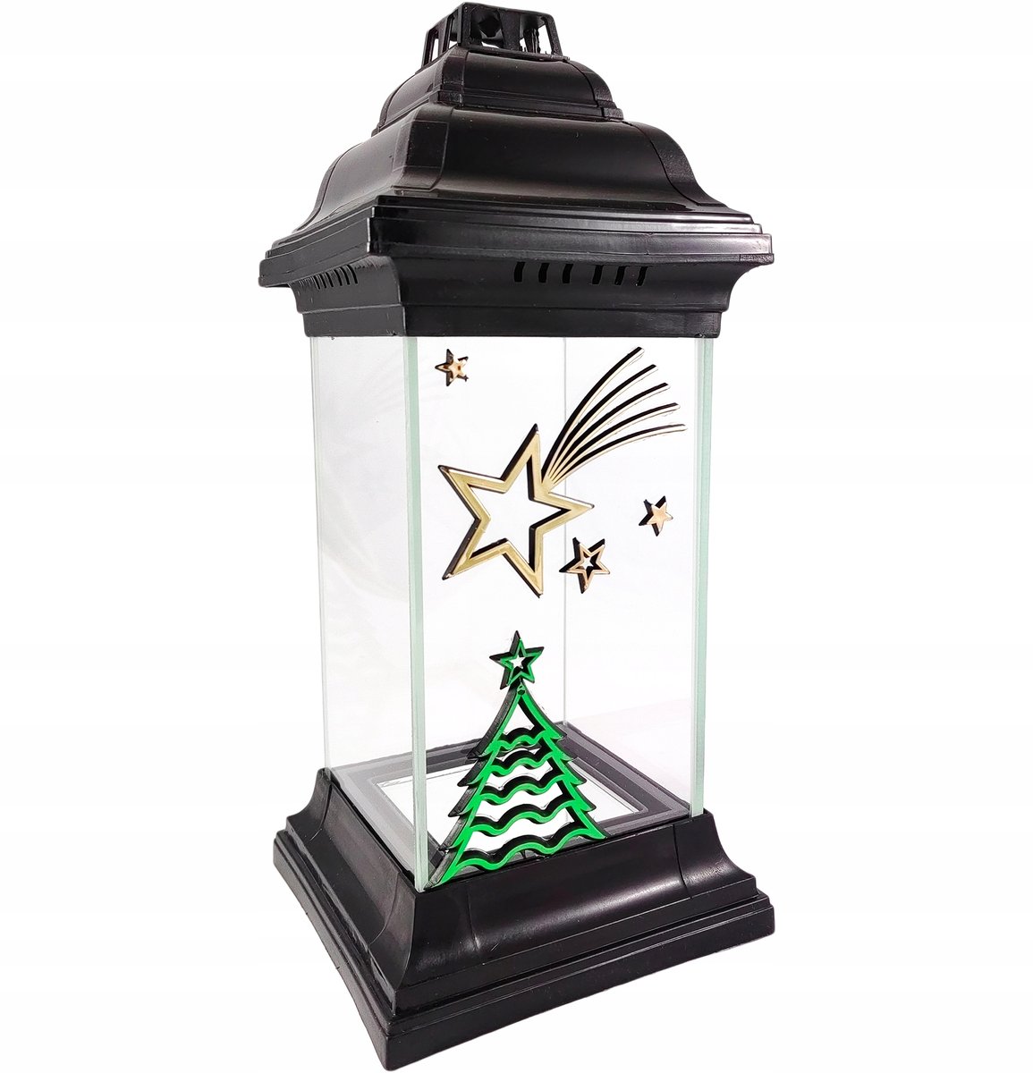 Znicz Choinka Boże Narodzenie Kapliczka Na Święta Lampion Szklany Z Choinką