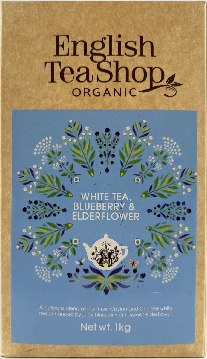 White Tea, Blueberry & Elderflower 1kg – Herbata Biała BIO