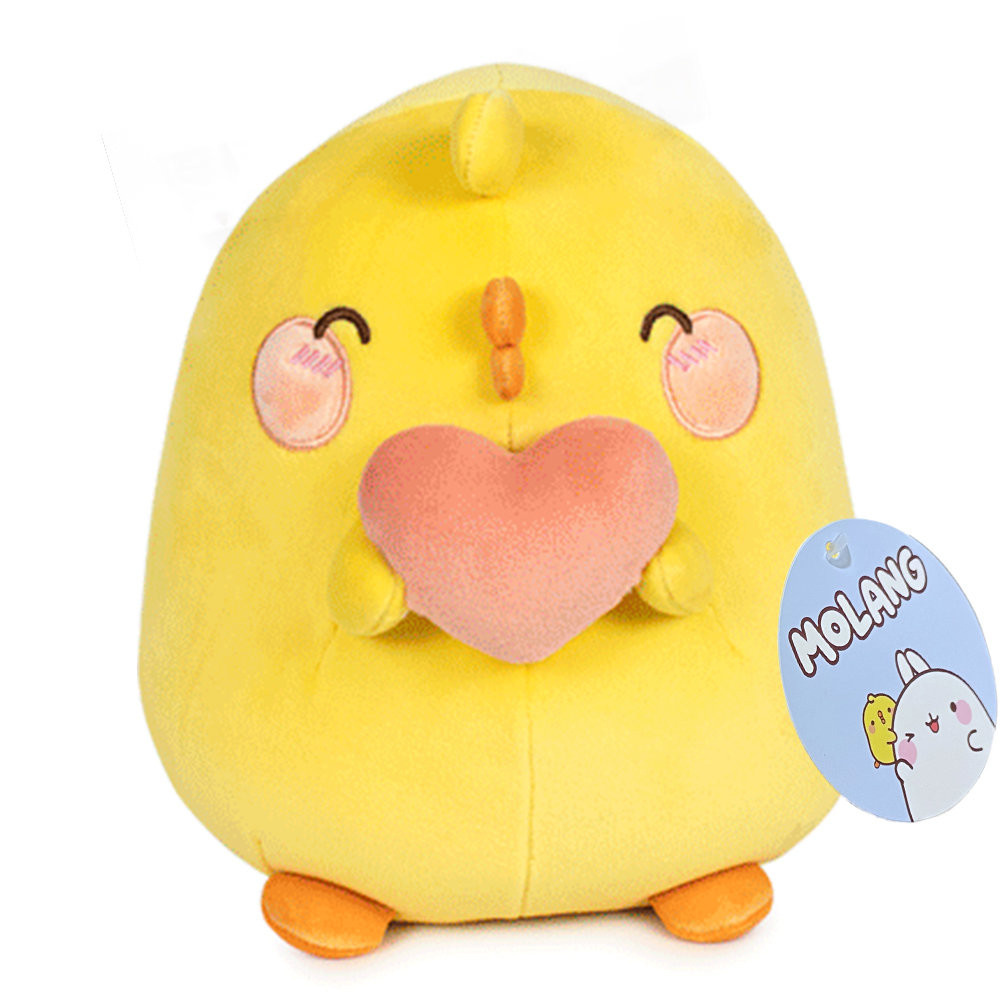 Molang Maskotka Kurczaczek Piu Piu 22Cm Z Sercem Pluszak Na Walentynki