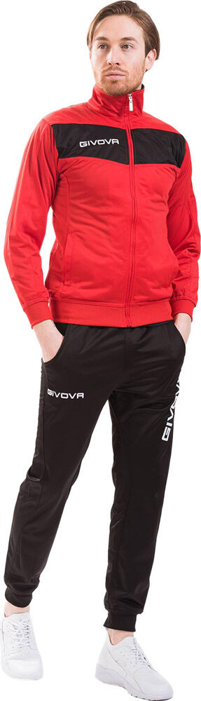 Dres Givova Tuta Visa Triacetato czerwono-czarny TR018 1210-XS