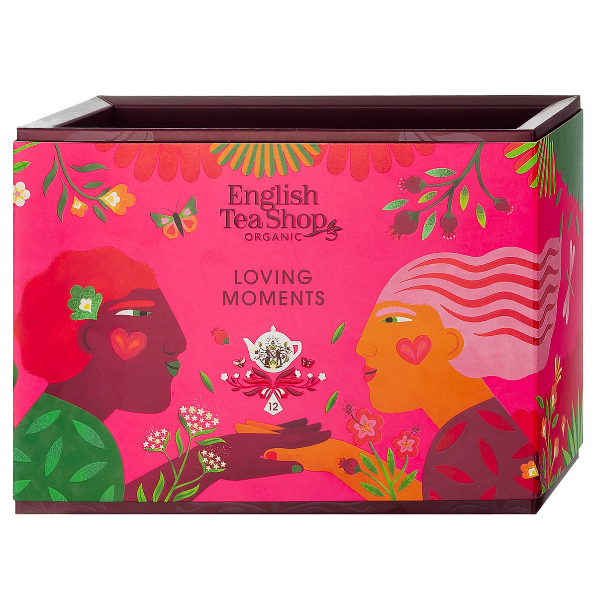 Zestaw Herbat Ekologicznych 12 Piramidek – Loving Moments, 3 Smaki