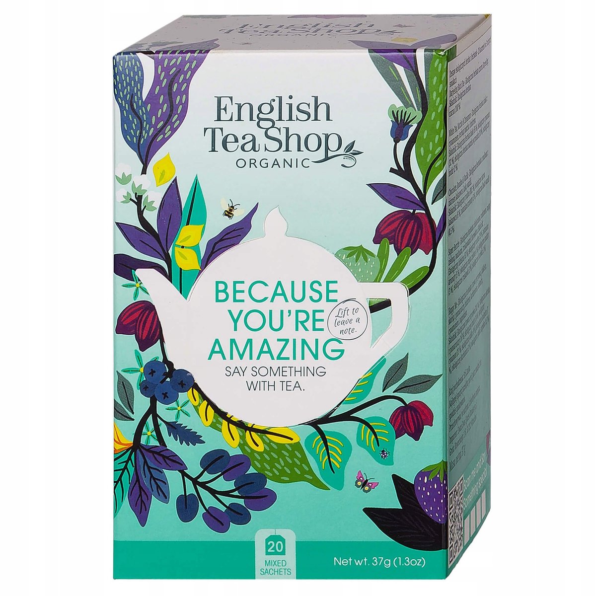 Zestaw herbat ekologicznych Because You're Amazing 20 saszetek mix 5 smaków