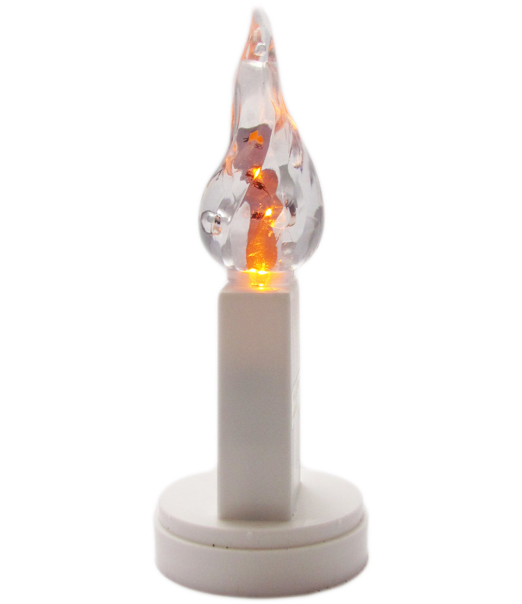 Wkład Do Zniczy Biały Świeca Do Latarenek Znicz Led Żywy Płomień + Baterie