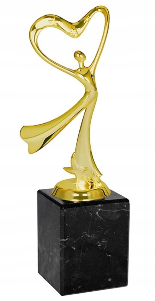 Puchar / Statuetka TANCERKA, TANIEC, serce, zawody, turniej + grawer!
