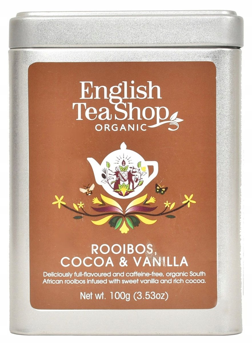 Herbata liściasta Rooibos English Tea Shop Rooibos Cocoa & Vanilla 100g
