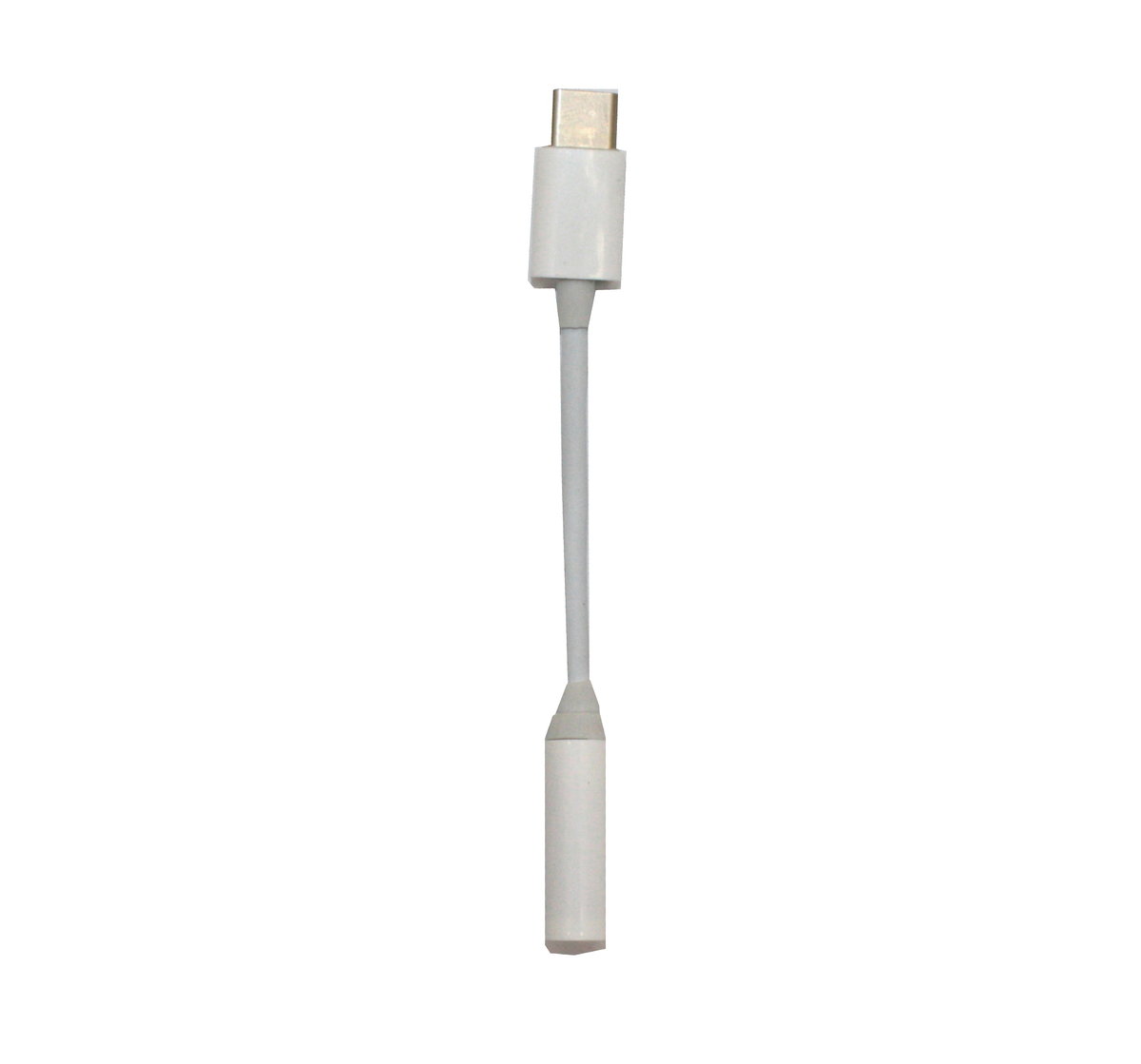 Adapter Audio Jack Z 3,5Mm Na Typ C Biały Phone Holder