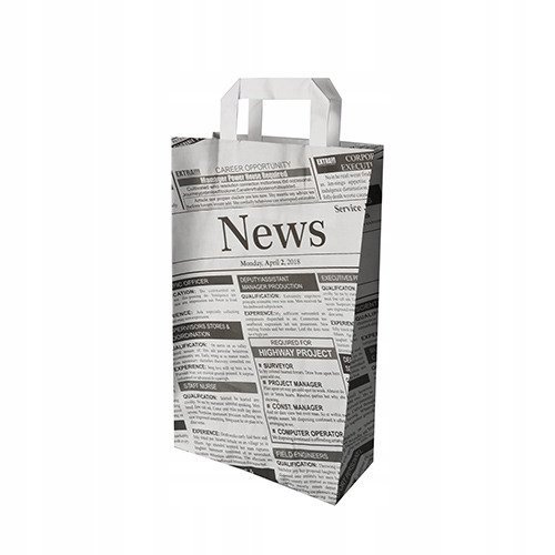 Torby papierowe z uchwytem 22 x 10 x 36 cm 50 szt.