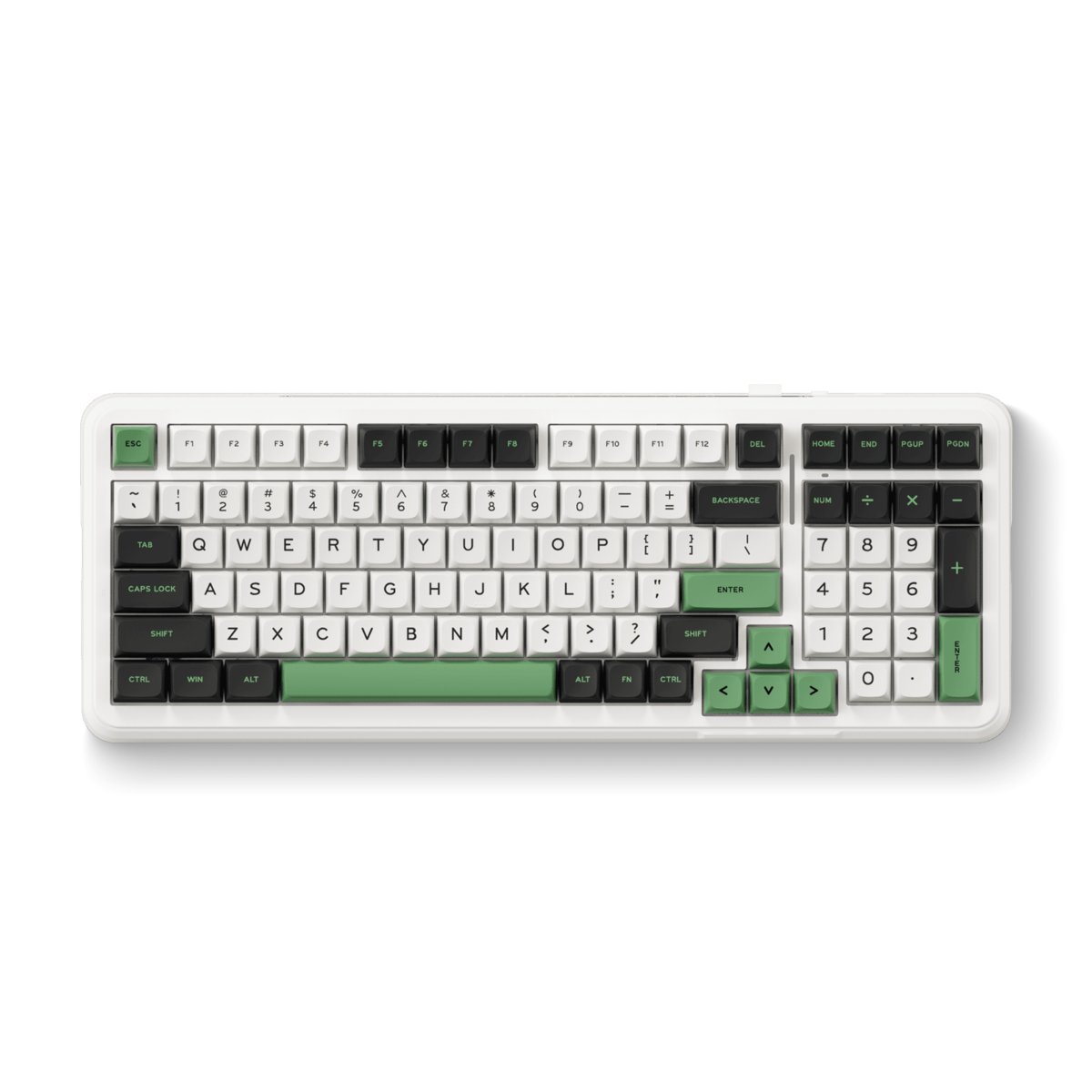 MCHOSE K99 (Green) - Bezprzewodowa gaming klawiatura 98% RGB (US English - ANSI)