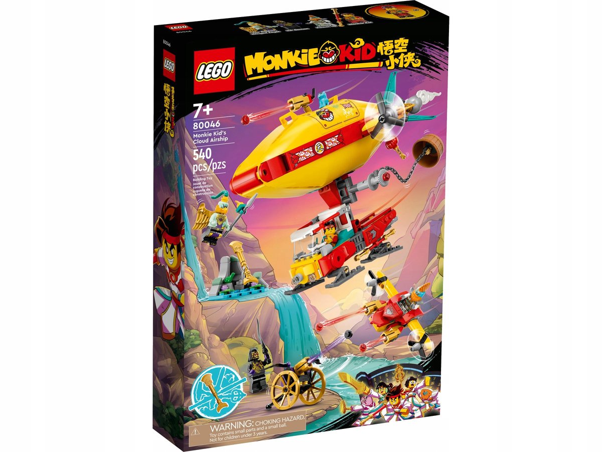 LEGO Ninjago Podniebny sterowiec Monkie Kida 80046