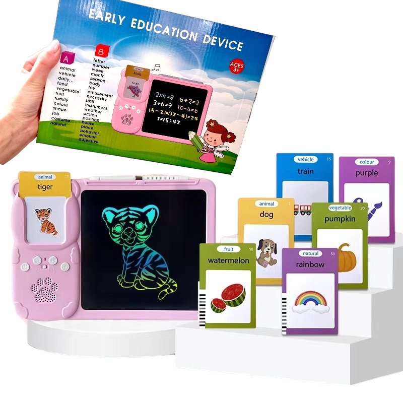 Zabawki dla dzieci prezent Tablet dla dzieci mówiący 2 w 1 na urodziny(EN)