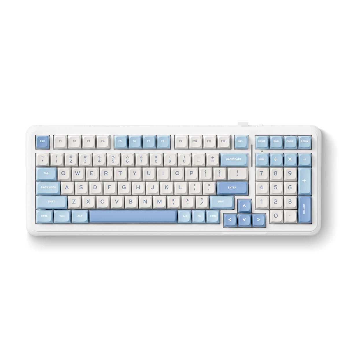 MCHOSE K99 (Sky Blue) - Bezprzewodowa gaming klawiatura 98% RGB (US English - ANSI)